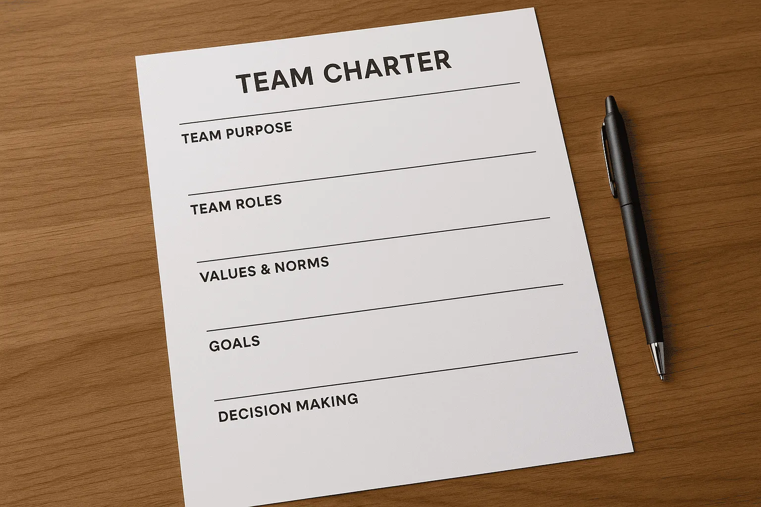 Meeting Charter : a Guide with Template